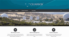 Desktop Screenshot of clearboxsystems.com.au