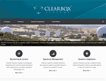 Tablet Screenshot of clearboxsystems.com.au